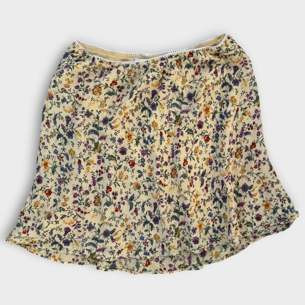 REFORMATION Brandy Floral Print Skirt Size Medium